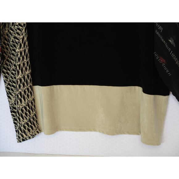 New Vtg CHICO'S Travelers Kimono Tunic Top Women's 3 XL 16 - Picture 3 of 9